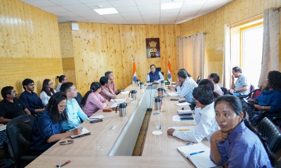 Chief Secretary reviews Higher Education Sector and Follow-up to Ladakh Education Conclave.