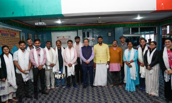 Chief Secretary Inaugurates Free Medical Camp at BVN School, Choglamsar.