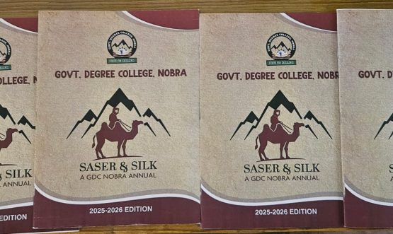 Government Degree College Nobra Soft Launches Annual Magazine ‘Saser & Silk’.