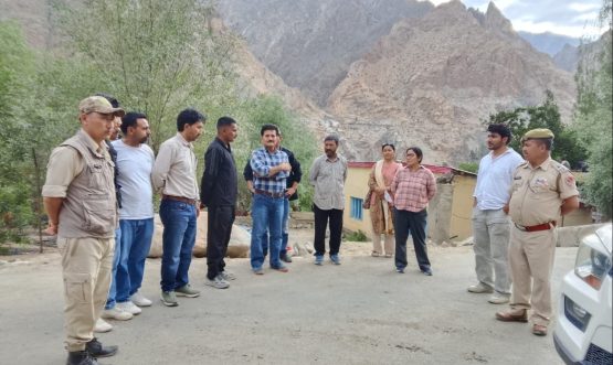 DC Sham Visits Garkone, Darchiks and Dha; Reviews Basic Amenities and Developmental Works.