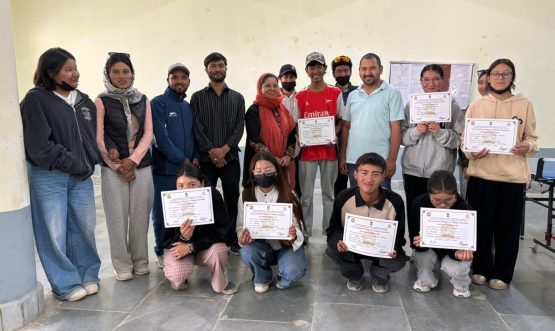 GDC Zanskar Celebrates National Sports Day with Enthusiasm and Competitive Spirit.