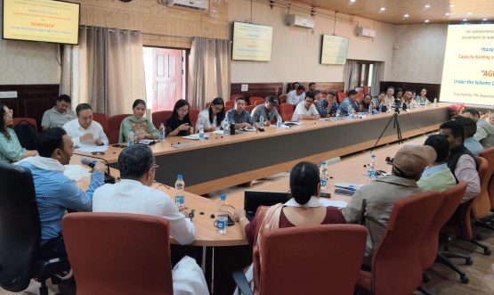 Department of Agriculture Ladakh conducts AgriStack training for district-level technical staff.