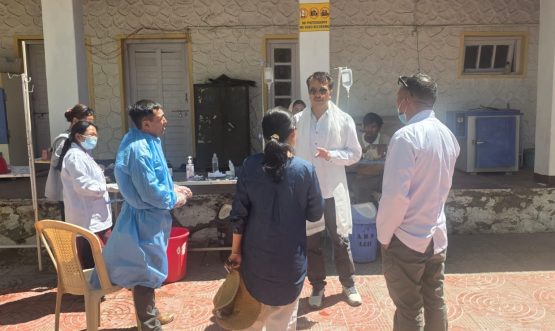 CAHO Leh reviews veterinary infrastructure, livestock facilities and farm development activities.