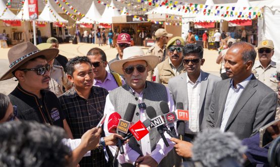 Chief Secretary Inaugurates Royal Enfield Himalayan Basecamp in Leh.
