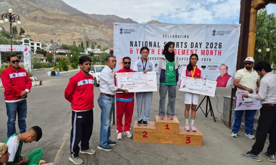 GDC Zanskar Students Excel at Ladakh Sports Festival 2026, Win Silver Medals.