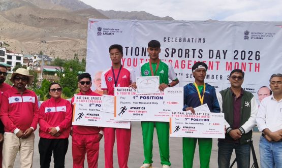 GDC Kargil Student Secures Third Position in 1000m Athletics.
