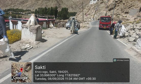 Cleanliness Drive Conducted at Sakti A and Durbuk Under Lok Jal Utsav.