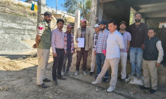 Municipal Committee Kargil Cracks Down on Illegal Constructions.