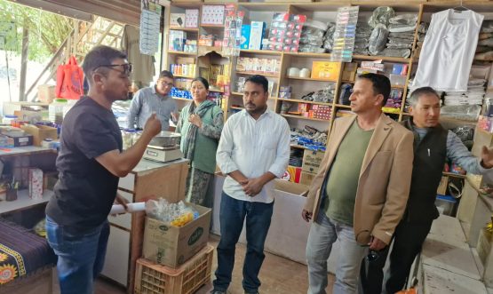 Joint Inspection Team Cracks Down on Single-Use Plastic and Littering in Nimoo Market.