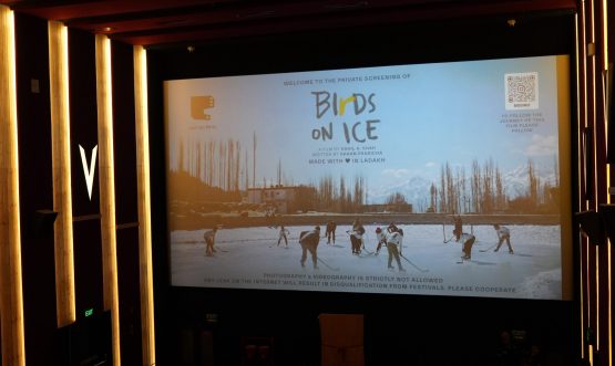 Chief Secretary unveils poster of Ladakhi film ‘Birds on Ice’ ahead of Busan world premiere.