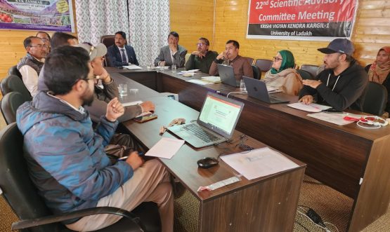 Scientific Advisory Committee Meetings of KVK Kargil-I and Kargil-II Held at KVK Kargil-II.