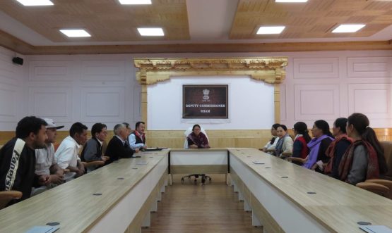 DC Sham Chairs Review Meeting with Animal Husbandry Department, District Sham.
