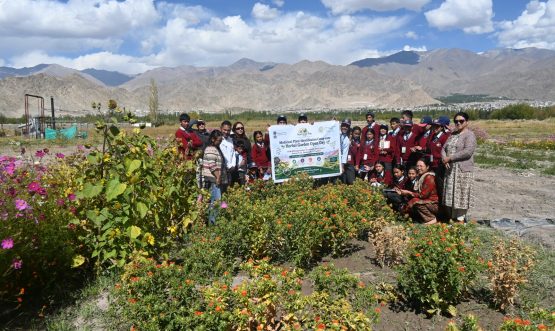 Medicinal Plant Identification Camp-cum-Herbal Garden Open Day Organised at Palam, Leh as Part of 11th Ayurveda Day Celebrations.