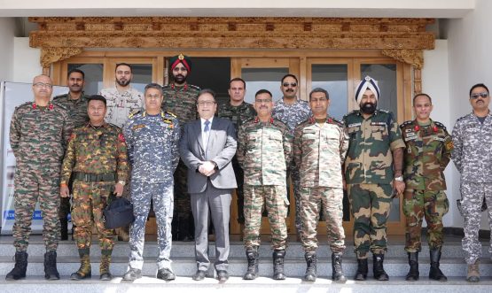Chief Secretary interacts with National Defence College NDC-66 delegation in Leh