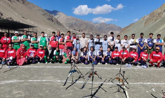 Two-Day State-Level Archery Competition Begins at Cricket Ground Khaltsi