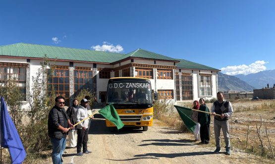 GDC Zanskar Students Flagged Off for Seven-Day Exposure Tour to Kashmir.
