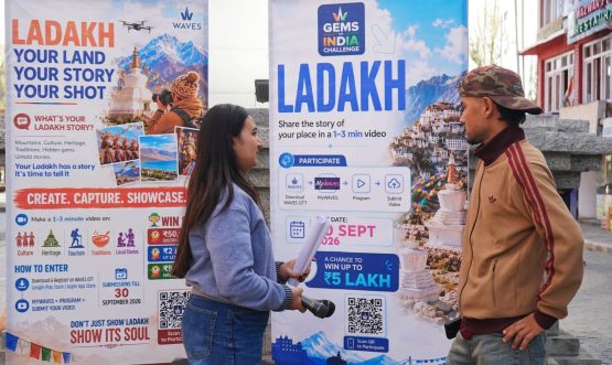 Awareness Session on Gems of India Challenge Held at Leh Main Market.