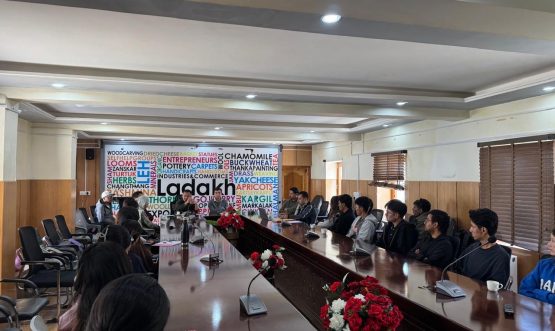 Introductory-cum-Orientation Programme for Youth Interns under LG Yuva Internship Programme “Zhabstok Ladakh” Held at DIC Leh.