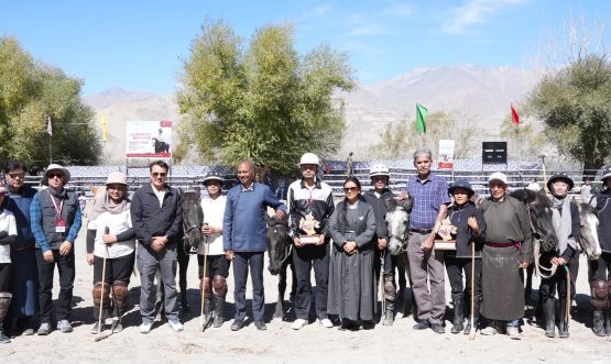 Women’s Polo Exhibition Match Held at Shagaran Ground as Part of Ladakh Festival