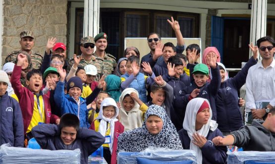 121 Infantry Brigade Hands Over Items to CWSN School Kargil Under Operation Sadbhavna.