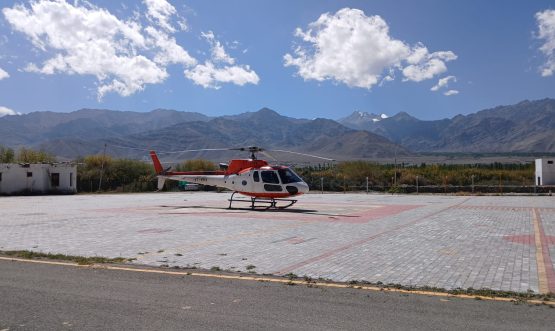 Subsidised Helicopter Services Resume Across UT Ladakh.