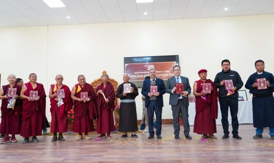 Chief Secretary inaugurates newly constructed Changsem Sherab Zangpo Hall at Thiksey Monastery.