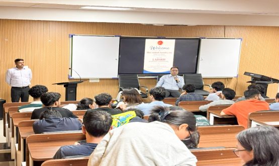 Chief Secretary, Ashish Kundra interacts with Ladakhi students and youth in Chandigarh.