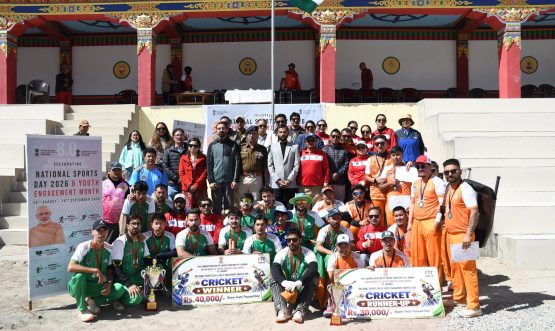 Four-Day Inter-District Cricket Tournament Concludes at Nyoma.