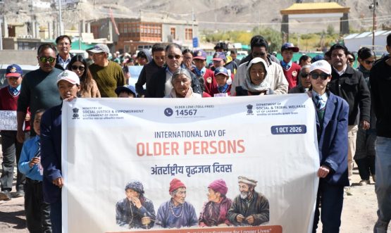 International Day of Older Persons Celebrated at DC Office Complex, Nyoma.