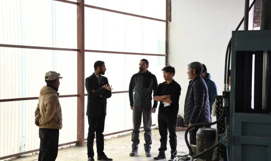 DC Changthang Visits Solid Resource Management Centre at Chumathang.