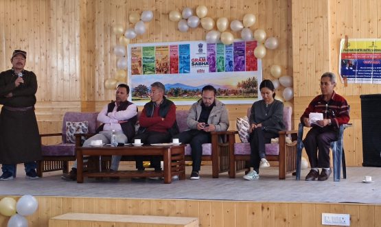 Special Gram Sabha Held at Saspol on Gandhi Jayanti