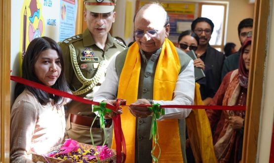 L-G VK Saxena inaugurates 100 Saksham ICT Labs at 100 Anganwadi Centres across Ladakh.