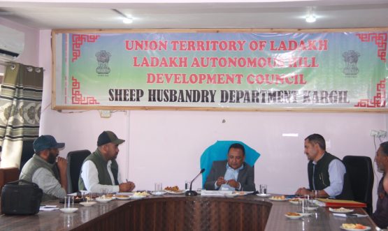 Director Sheep Husbandry Department UT Ladakh Reviews Progress of Kargil and Drass Districts.