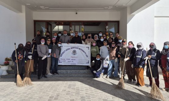 DLSA Leh observes Gandhi Jayanti with Cleanliness Drive under Swachh Bharat Abhiyan.