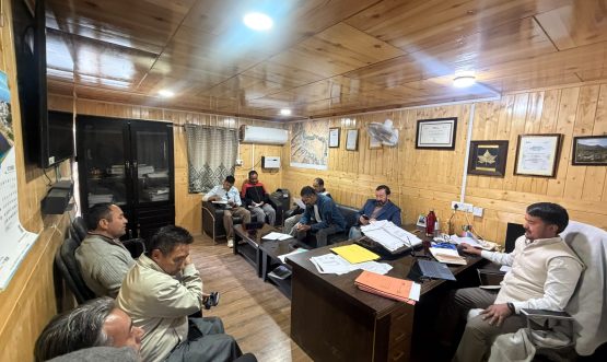 Meeting on Draft Electoral Rolls for Municipal Committee Kargil Held Kargil, October 5, 2026: The The Assistant Electoral Registration Officer/ Executive Officer, Municipal Committee Kargil, Tahir Ahmad today chaired a meeting with representatives of various political parties regarding the draft publication and revision of Municipal Electoral Roll, 2026 for Municipal Committee Kargil under the relevant provision of the Municipal Election Rules, 2003. During the meeting, the participants were informed that the draft Electoral Rolls have been prepared and published and are available for inspection at the office of the Electoral Registration Officer (Assistant Commissioner, Revenue), Kargil, as well as at the office of the Municipal Committee, Kargil, during office hours. Further, the concerned PSLOs have been directed to display the draft electroal roll at their respective polling stations for public inspection. The representatives of political parties were informed that claims for inclusion of names, objections to the inclusion of any name, or objections to particulars in any entry, with October 1, 2026, as the qualifying date, may be submitted in Forms 3, 4 or 5, as applicable, on or before October 15, 2026. Claims and objections may be submitted to the Electoral Registration Officer (Assistant Commissioner, Revenue), Kargil, or to the respective Polling Station Level Officers (PSLOs) within the prescribed timeline. The Executive Officer urged the representatives of all political parties to cooperate in the process and assist in ensuring that eligible residents are duly included in the Electoral Rolls. He also appealed to all eligible residents to inspect the draft Electoral Rolls and submit claims or objections, if any, within the stipulated time. The meeting was attended by the Election Officer, Kargil; representatives of the SLTM Election Cell; District President, AAP, Kargil; District President, BJP, Kargil; Representative of INC, Kargil; District President, JKNC, Kargil; besides other officials and representatives.