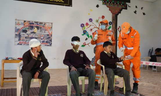 Disaster Management and School Safety Training Programme Held at Moravian Mission School and Ladakh Public School.