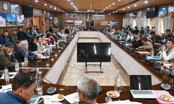 Director School Education Ladakh Chairs Review Meeting on Academic and Administrative Progress in Kargil.
