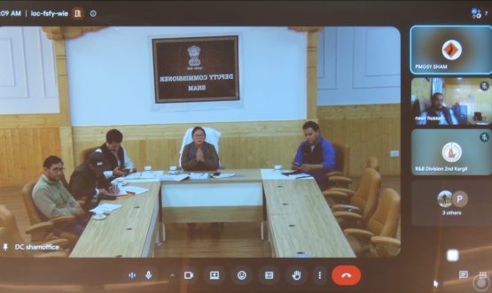 DC Sham Chairs Review Meeting on Village Action Plans under Vibrant Villages Programme-II (VVP-II)