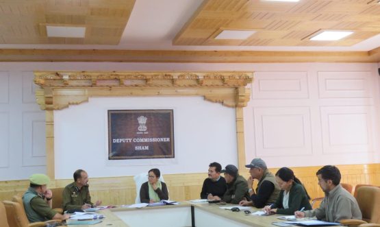 DC Sham Chairs Fourth Review Meeting of District Level NCORD Committee.