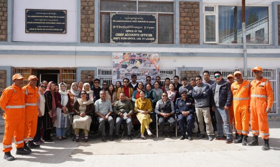 Disaster Management Training Programme Held at Office Complex Leh.