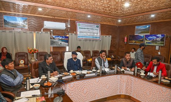CEC Kargil Dr Jaffer Akhoon attend Stakeholders Meet-cum-Workshop on Medicinal Plants Kargil, October 08, 2026: A Stakeholders Meet-cum-Workshop on “Strengthening of Medicinal Plants Sector through Conservation, Sustainable Cultivation and Entrepreneurship Development” was organised in Kargil in collaboration with the School of Horticultural Science and Technology, University of Ladakh, Kargil Campus, with participation from scientists, farmers, students and officials. The programme was attended by CEC, Kargil, Dr Mohd Jaffer Akhoon as the chief guest, along with Dr Faizan Ahmad, Dean, School of Horticultural Science and Technology, University of Ladakh; Ali Raza, Chief Horticulture Officer Kargil; Dr Mansoor Hussain, Junior Scientist, KVK Kargil, University of Ladakh; Tsering Norboo, Agriculture Extension Officer, Department of Agriculture Kargil; Niyaz Ali, Range Officer, Sankoo; Dr Imtiyaz Ali, Project Manager, RCFC NR-II, SKUAST-K; and Dr Ather Sidiq Zargar, Marketing Manager, RCFC-II, SKUAST-K attended the event. The programme began with a welcome address by Dr Imtiyaz Ali, who highlighted the economic potential of medicinal plants and stressed the challenges posed by climate change, overharvesting, overgrazing and loss of traditional knowledge. Dr Imtiyaz highlighted the growing demand for medicinal plant raw materials, estimated at around 6,000 tonnes, and stressed the need for scientific cultivation, sustainable harvesting, proper packaging, processing and marketing to reduce losses and enhance farmers’ income. He highlighted Ladakh’s rich medicinal plant diversity and assured that RCFC would provide technical support and capacity building to farmers and entrepreneurs for commercial cultivation and value addition. Addressing the gathering, CEC Dr Jaffer Akhoon highlighted the important role of traditional knowledge holders in identifying and collecting medicinal plant resources. He mentioned locally known medicinal plants such as Makshang, Shamdun, Bila Mandok and Buma, traditionally used for various ailments, including stomach-related problems. The CEC stressed that the medicinal plant sector has significant potential for employment generation and entrepreneurship, particularly for the youth. He urged students and young entrepreneurs to participate in such awareness programmes and explore opportunities in scientific cultivation, processing and marketing. In the programme, also discussed the need for research trials, demonstration plots, improved cultivation practices, packaging standards and commercialisation of medicinal plants. RCFC proposed initiatives including the establishment of a herbal garden in Ladakh, subject to availability of land, and support for a skill-development workshop proposed in November. Discussions focused on establishing two nurseries in Kargil and nearby areas, with departments assuring farmers of support under various schemes, including transportation and entrepreneurship assistance. The participants also discussed the economic potential of local fruits and the scope for expanding their markets and exports following the removal of earlier restrictions on their movement and marketing. During the Q&A session, farmers and students raised concerns regarding cultivation, marketing, packaging, transportation and nursery development, which were addressed by RCFC and concerned departments. The programme concluded with a vote of thanks delivered by Dr Ather Sidiq Zargar, who appreciated the participation of farmers, students, scientists and officials and emphasised continued collaboration for conservation, sustainable cultivation and entrepreneurship development in the medicinal plant sector in Ladakh.