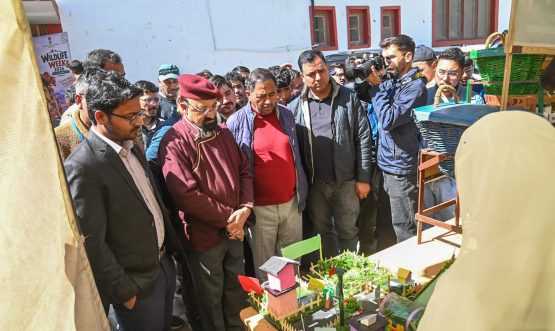 CEC Dr Jaffer Akhoon Attends Wildlife Week Concluding Programme at Kargil.