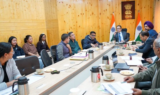 Chief Secretary chairs meeting to review mission-mode strategy for promotion of Seabuckthorn in Ladakh.