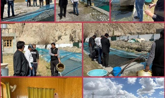 A team of experts from the Marine Products Export Development Authority (MPEDA) visited Leh on 8th of October 2026 to assess the potential for development of high-value cold-water fisheries and aquaculture in Ladakh.