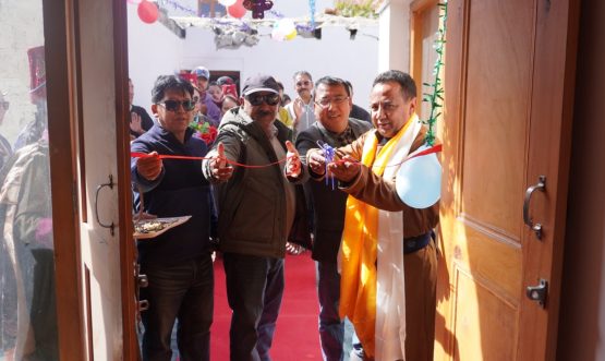 Director Sheep Husbandry Department UT Ladakh Inaugurates Newly Established DSHO Office and Staff Quarter at Alpine Goat Farm, Hunder.