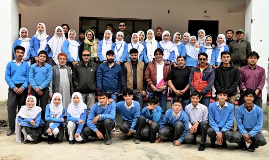 Executive Councillor Altaf Hussain and CEO Kargil Sonam Wangchuk Visit Government High School Hardass to Review Educational Facilities.