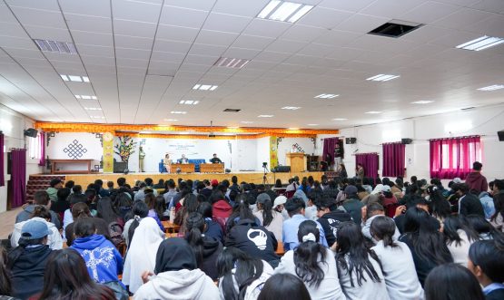 Chief Secretary attends Drug-Free Ladakh Awareness Campaign at EJM College, Leh.
