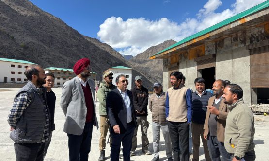 Chief Secretary Ashish Kundra Inspects Truck Terminal at Kharul, Expresses Displeasure Over Delayed Works.