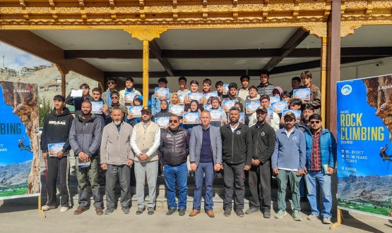 Basic Rock Climbing Course Concludes in Kargil; Tourism Department, IMF identify Potential Adventure Tourism Sites.
