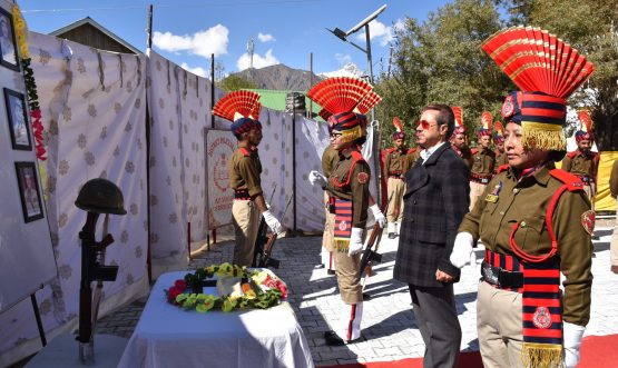 Deputy Commissioner Drass Attends Police Commemoration Day; Pays Tribute to Martyrs.